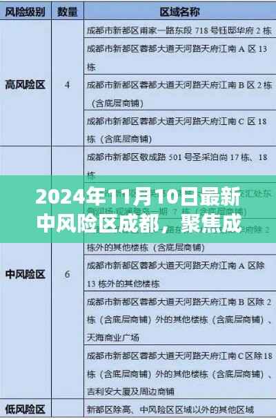 聚焦成都，最新中风险区解读与洞察（2024年11月版）