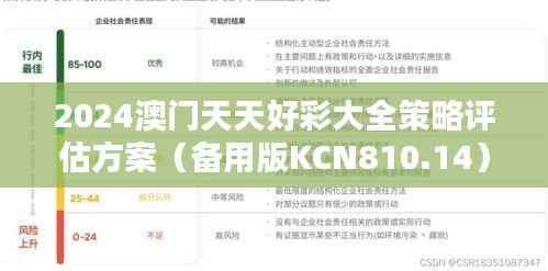 2024澳门天天好彩大全策略评估方案(备用版KCN810.14)安全分析