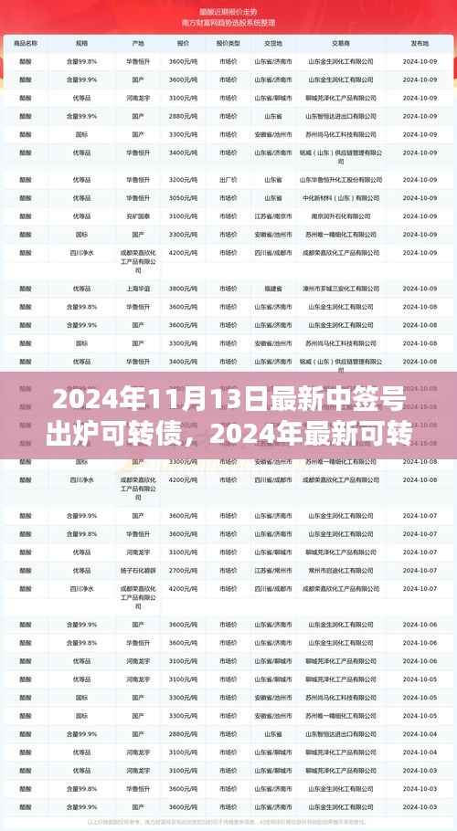 揭秘,2024年最新可转债中签号出炉背后的影响与时代地位分析