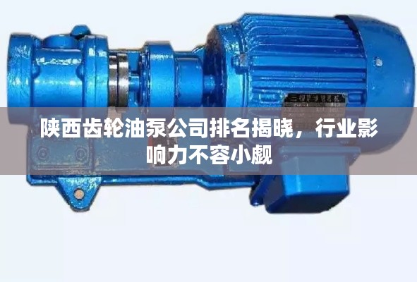 陕西齿轮油泵公司排名揭晓,行业影响力不容小觑