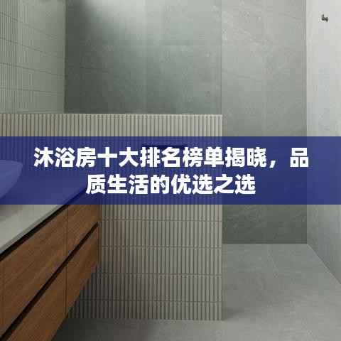 沐浴房十大排名榜单揭晓，品质生活的优选之选