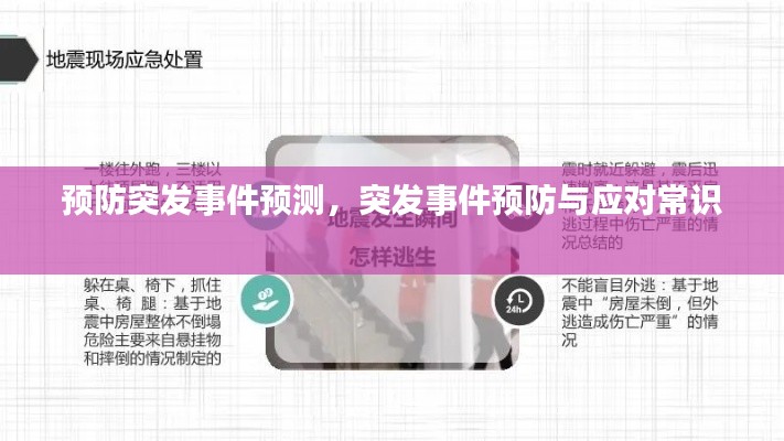 预防突发事件预测,突发事件预防与应对常识